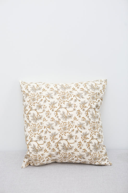 Floral Gardenia Cushion Cover