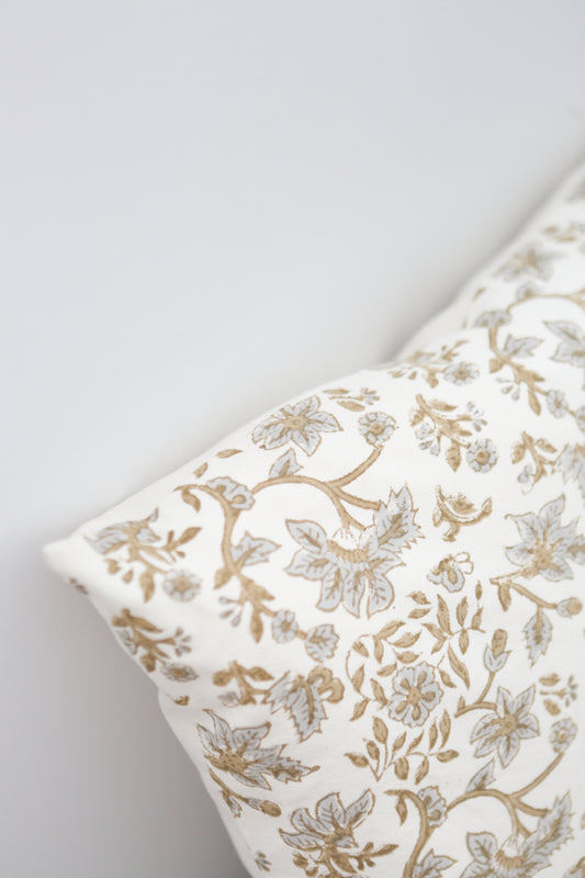 Floral Gardenia Cushion Cover