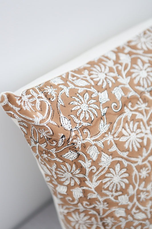 Lines and Petals Cushion Cover