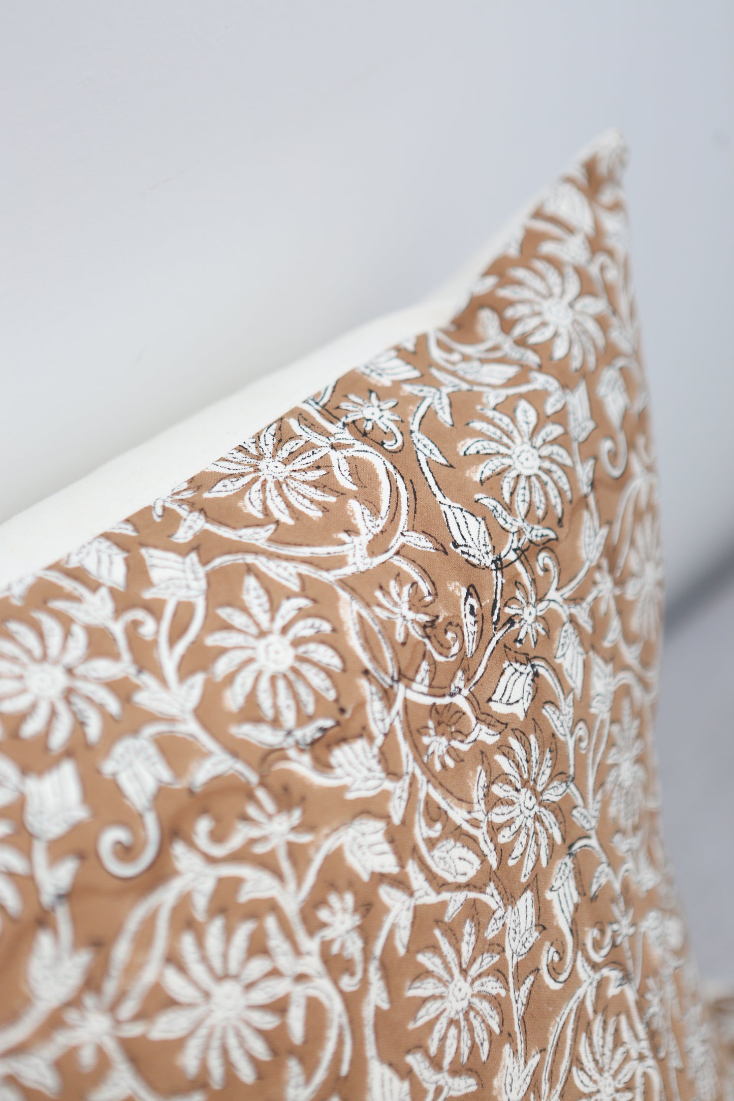 Lines and Petals Cushion Cover