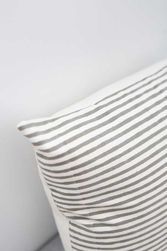 Slate Stripe Cushion Cover