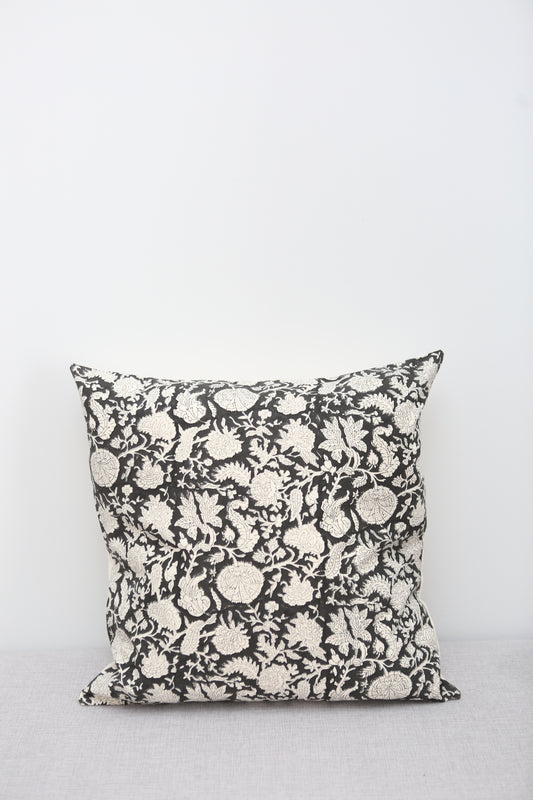 Midnight Blossom Cushion Cover
