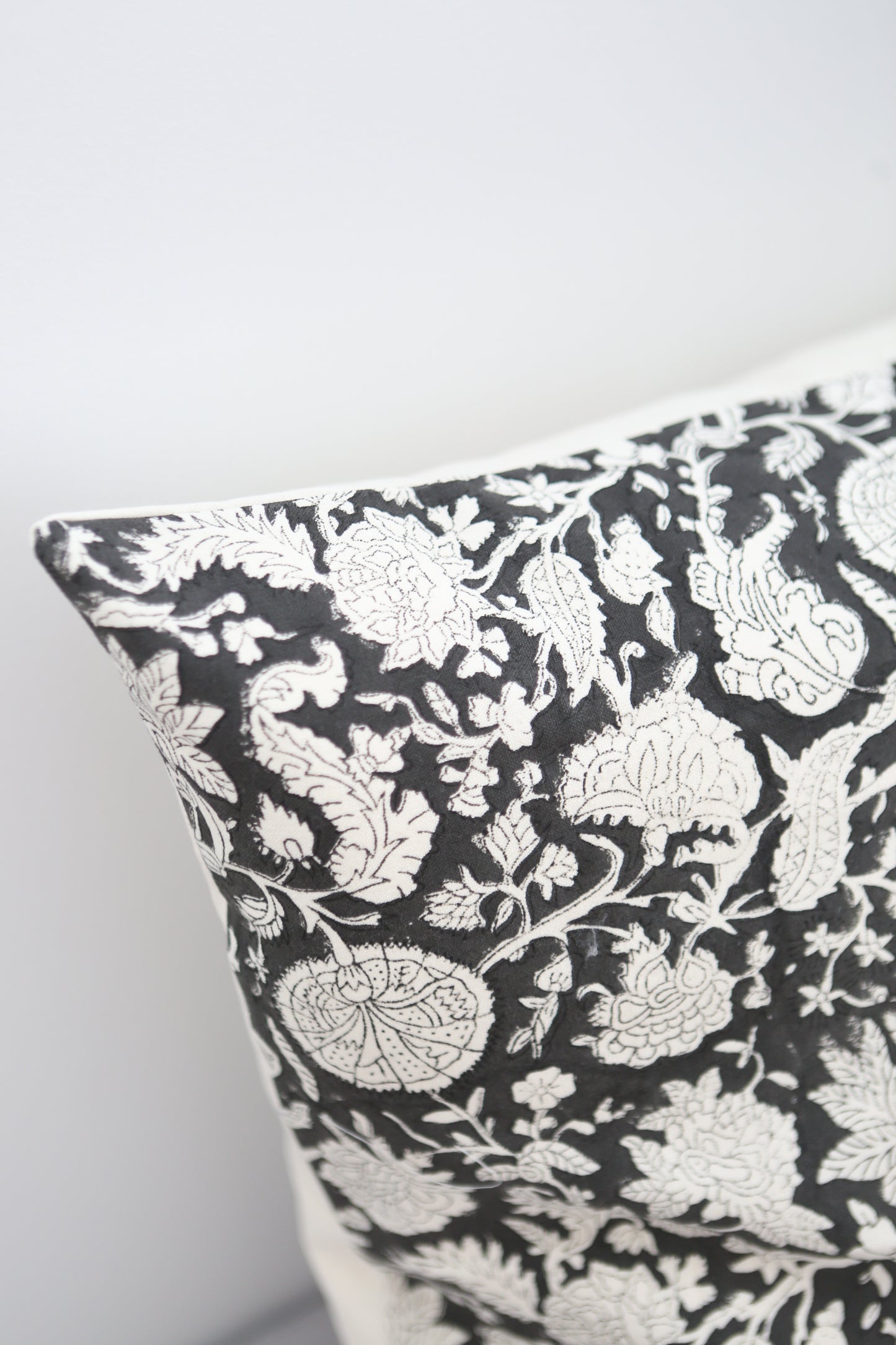 Midnight Blossom Cushion Cover