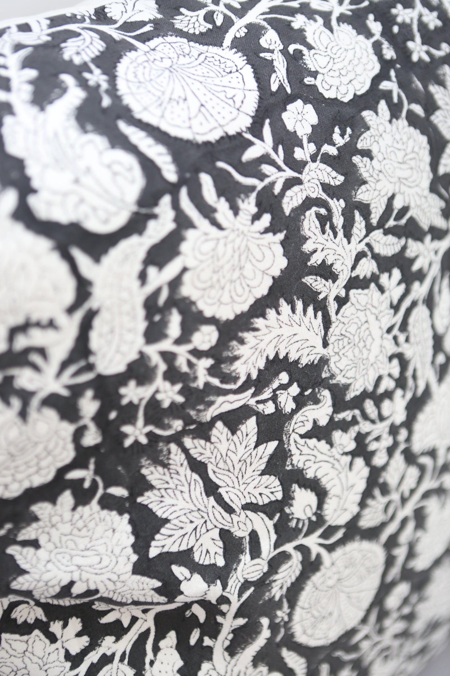 Midnight Blossom Cushion Cover