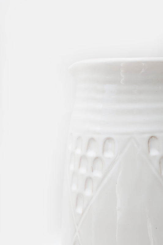White Diamond Ceramic jug